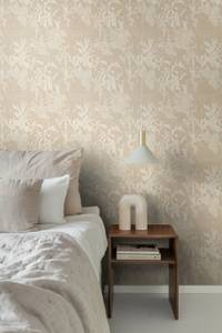 Tapete tropische Blätter 7471 Beige