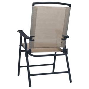 Chaise pliable de jardin Taupe