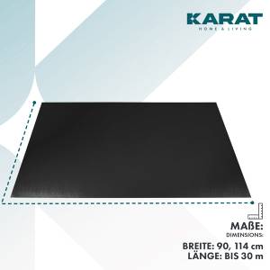 Bodenschutzmatte NEO Color Schwarz - 90 x 50 cm