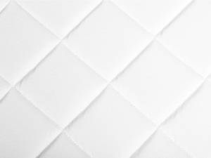 Matratze DUO Weiß - Textil - 90 x 20 x 200 cm