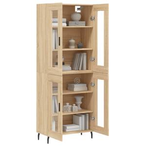 Highboard DE6659 Braun - Holzwerkstoff - 34 x 180 x 70 cm