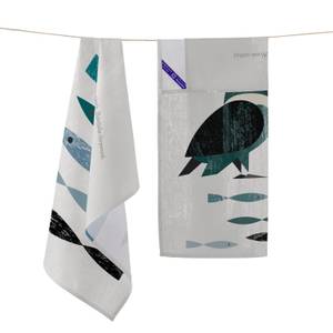 Kingfisher Geschirrtuch (2er Set) Textil - 70 x 50 x 1 cm