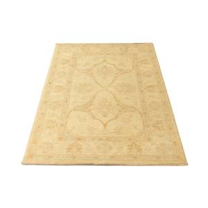 Ziegler Teppich - 122 x 82 cm - beige Beige - Kunststoff - 82 x 1 x 122 cm