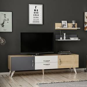 Meuble TV Hadsten Bois manufacturé - 160 x 45 x 31 cm