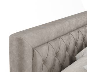 Boxspringbett Lavello Taupe - Breite: 140 cm