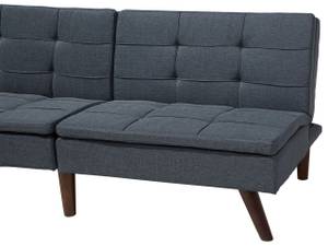 3-Sitzer Sofa RONNE Dunkelgrau - Grau - Eiche Dunkel