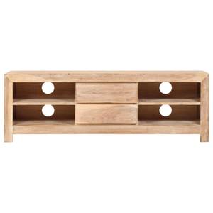 TV-Schrank D633 Braun - Massivholz - 30 x 40 x 120 cm