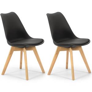 Lot de 2 Chaises Klara Noir Noir