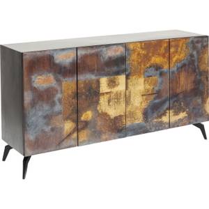 Sideboard Oxy Braun - Metall - 150 x 80 x 41 cm