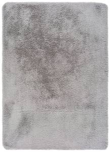 Shaggy-Teppich ALPACA Silber - 160 x 230 cm