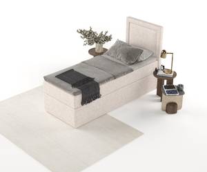 Boxspringbett Indeo Beige - Breite: 80 cm - H2