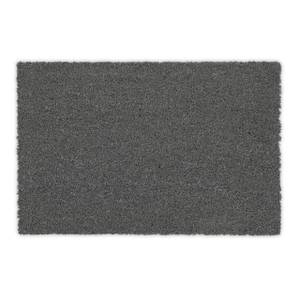 Paillasson gris en coco Gris - Fibres naturelles - Matière plastique - 60 x 2 x 40 cm