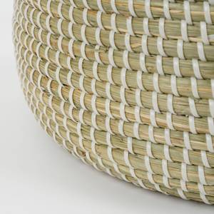 Ensemble de 2 paniers de rangement Milou Jaune - Fibres naturelles - 50 x 43 x 50 cm