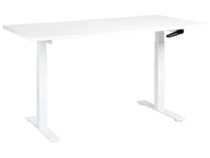Table à hauteur ajustable DESTIN III Blanc - Largeur : 160 cm