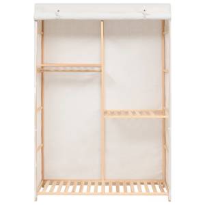 Kleiderschrank mit 3 Ebenen V374 Weiß - Holzwerkstoff - 40 x 170 x 110 cm