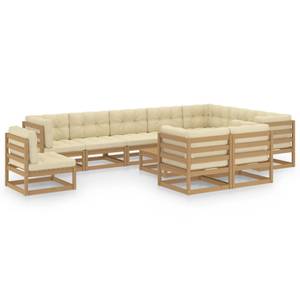 Garten-Lounge-Set (11-teilig) 3009836-2 Dunkelbraun