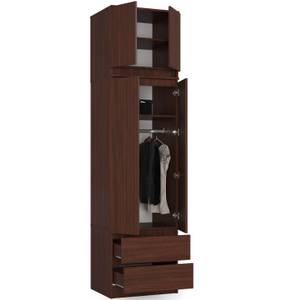 Aufsatzschrank S60 2T CLP Wenge Dekor