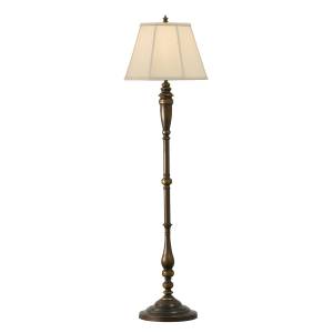 Lampe sur pied HELISSENT Beige - Métal - 43 x 157 x 43 cm