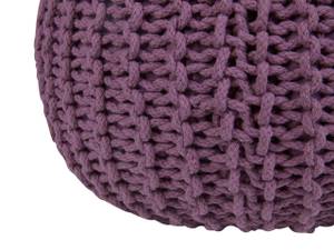 Pouf CONRAD Violett - 50 x 35 x 50 cm