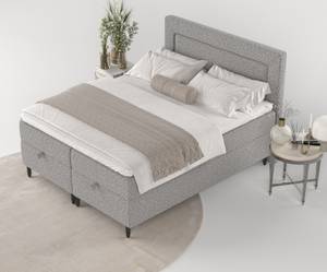 Boxspringbett Nea Grau - Breite: 160 cm