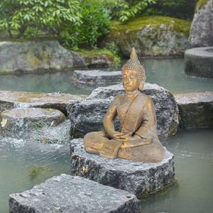 Buddha Figur 40x24x48 cm bronze 24 x 48 x 40 cm