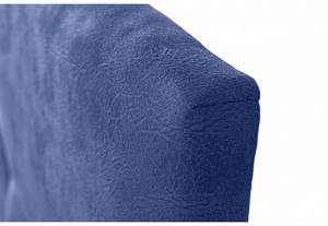 Aus Dalia-Stoff Blau Magnolie 130 Blau - Tiefe: 130 cm