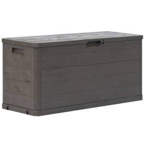 Garten-Aufbewahrungsbox Braun - Kunststoff - 45 x 56 x 117 cm
