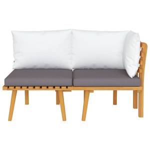 Garten-Lounge-Set Grau - Massivholz - Holzart/Dekor - 65 x 65 x 65 cm