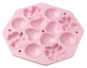 Zenker Cake-Pops Maker CANDY Backform Pink - Kunststoff - 19 x 34 x 3 cm