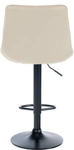 Tabouret de bar Toni Blanc crème