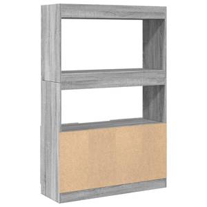 Highboard DE4530 Grau - Holzwerkstoff - 33 x 140 x 92 cm