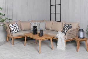 Loungeset Chania Braun - Massivholz - 1 x 1 x 1 cm