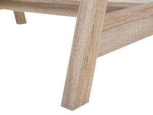 Schreibtisch JACKSON Braun - Weiß - Holzwerkstoff - 110 x 75 x 60 cm