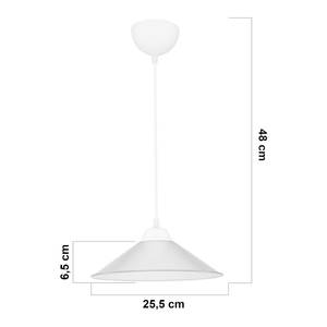 Suspension Hereford blanc / transparent Translucide