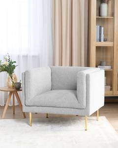 Fauteuil MOEN Doré - Gris - Gris lumineux