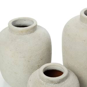 Vase Peaky Grau - Keramik - Stein - 19 x 22 x 19 cm