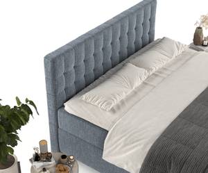 Boxspringbett Milo Blaugrau - Breite: 160 cm