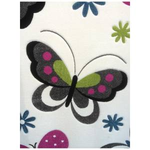 Tapis salon BUTERFLY 240x340 crème 240 x 340 cm