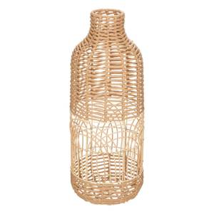 Deko-Vase LOUR Beige - Metall - 22 x 55 x 22 cm