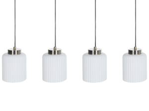 Lampe suspension CAUDELO Noir - Blanc - Métal - 80 x 110 x 14 cm