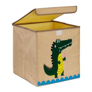 Aufbewahrungsbox für Kinder Beige - Dunkelgrün - Gelb