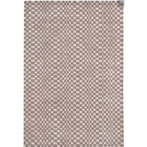 Tapis de salon moderne tissé main KASO Taupe - 160 x 230 cm