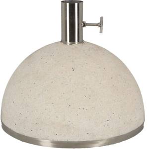 Pied de parasol granit 31,5kg Beige - Pierre - 36 x 26 x 36 cm