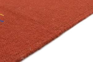 Kelim Modern - 180x120cm Rot - Naturfaser - 120 x 1 x 180 cm