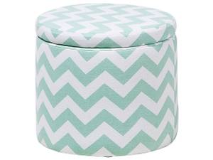 Pouf TUNICA Grün - Mint - Weiß