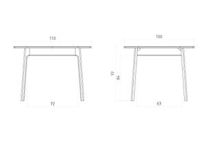 Esstisch PAUL 100 x 140 cm