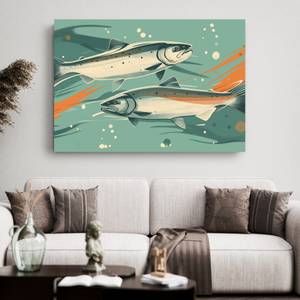 Bild Fisch Abstrakt I 120 x 80 cm