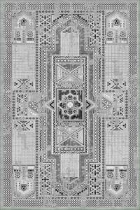 Tapis EDFOU Gris - Textile - 200 x 6 x 300 cm