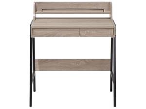 Bureau BROXTON Noir - Marron - Bois manufacturé - 77 x 89 x 46 cm