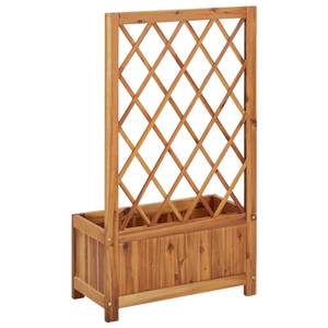 Garten-Hochbeet 316541 Braun - Massivholz - 28 x 100 x 55 cm